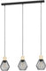 Eglo palmorla - hanglamp - e27 - 76 cm - zwart bruin