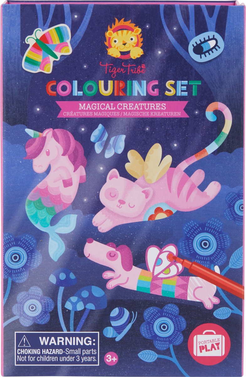 Cargue la imagen en el visor de la galería, Tiger tribe kleurset magical creatures
