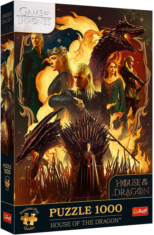 Trefl legpuzzel house of the dragon - 1000 stukjes game of thrones.