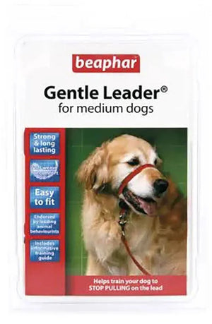 Beaphar gentle leader trainingshalsband transparant m