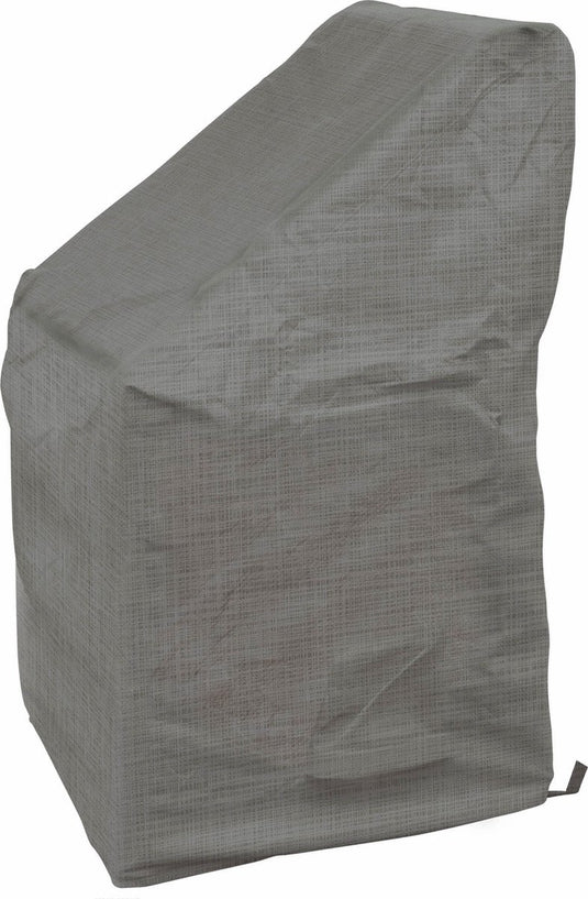 Eurotrail waterdichte hoes voor stapelstoelen cantonic 66x66x117cm, grijs stapelhoes
