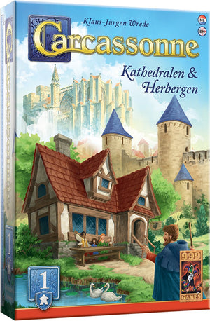 999games 999 games carcassonne kathedralen herbergen uitbreiding