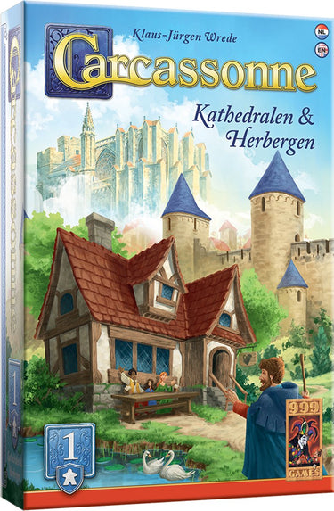 999games 999 games carcassonne kathedralen herbergen uitbreiding