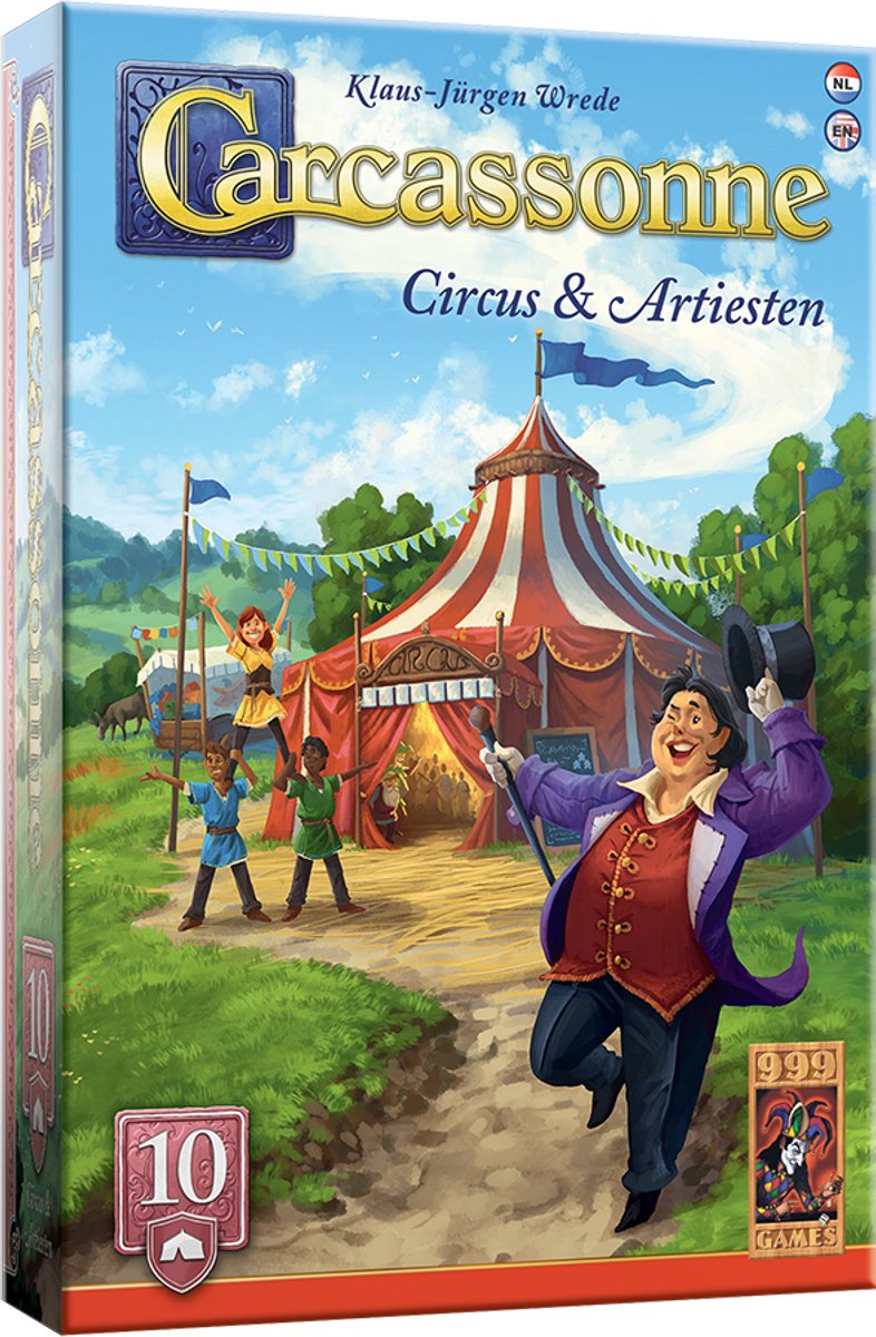 Afbeelding laden in galerijviewer, 999games 999 games carcassonne circus artiesten uitbreiding
