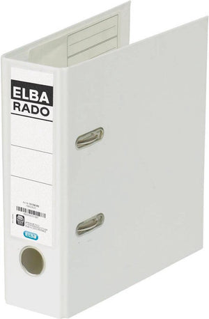 Elba ordner rado plast a5 karton, pp (polypropeen) wit staand 2-rings 1 stuk