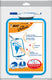 Bic velleda dubbelzijdig droog uitwisbaar bord - met blauwe whiteboard marker en wisser - pack van 1 stuk - 19 x 26 cm