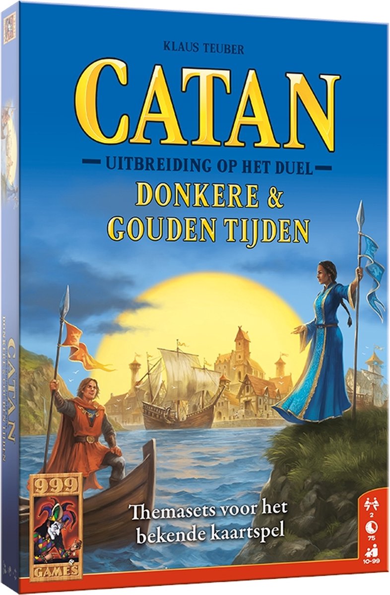 Afbeelding laden in galerijviewer, 999games 999 games catan: het duel - donkere gouden tijden bordspel
