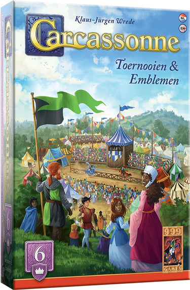 999games 999 games carcassonne toernooien emblemen uitbreiding