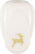 Vaessen creative pons - figuurpons - rendier - 3,5 x 4,5 cm