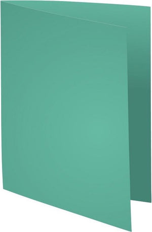 Exacompta super 160 - pak van 100 dossiermappen 160g m2- 24x32 cm voor a4. - lichtgroen - 340004e