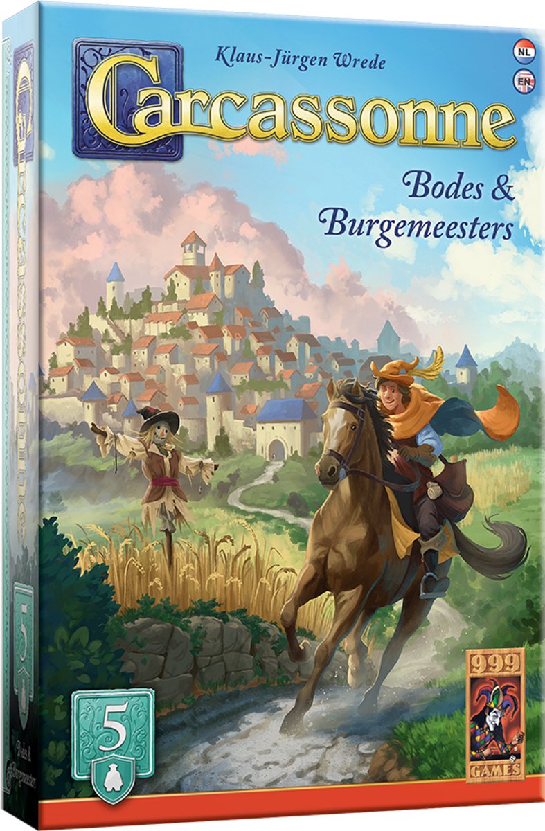 Afbeelding laden in galerijviewer, 999games 999 games carcassonne bodes burgemeesters uitbreiding
