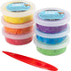 Creativ company https: www.cchobby.nl foam-clayr-metallic-sterke-kleuren-84-gr-6x14-gr-1-doos