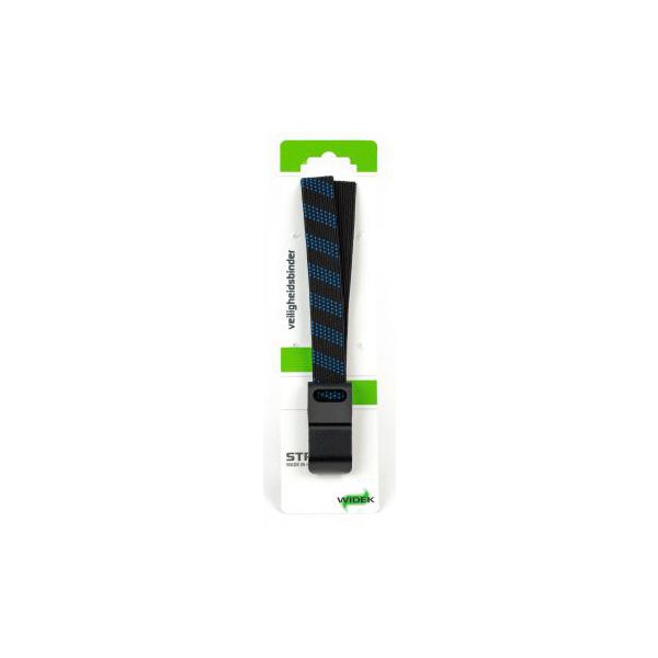 Load image into Gallery viewer, Qibbel widek veiligheidsbinder suv stalen haak 54cm zwart blauw
