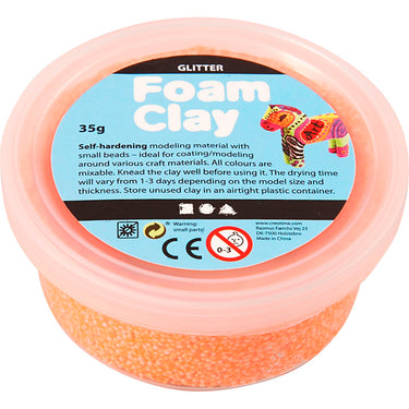 Creativ company https: www.cchobby.nl foam-clayr-glitter-oranje-35-gr-1-doosje