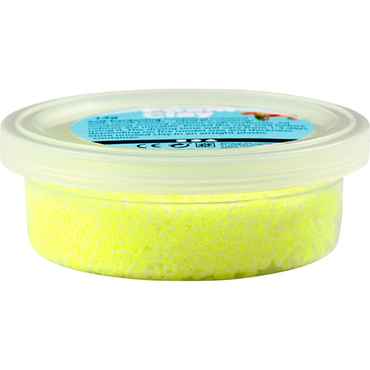 Creativ company https: www.cchobby.nl foam-clayr-glitter-geel-35-gr-1-doosje