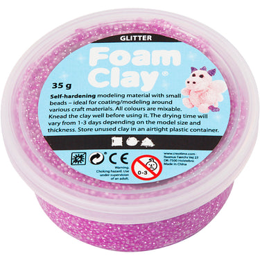 Creativ company https: www.cchobby.nl foam-clayr-glitter-paars-35-gr-1-doosje