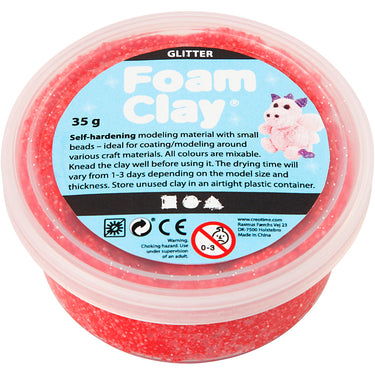 Creativ company https: www.cchobby.nl foam-clayr-glitter-rood-35-gr-1-doosje