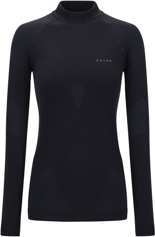 Falke warm longsleeved shirt sneldrogend functioneel functioneel shirt met lange mouwen dames zwart - maat s
