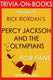 Trivia-on-books - percy jackson and the olympians: by rick riordan (trivia-on-books)