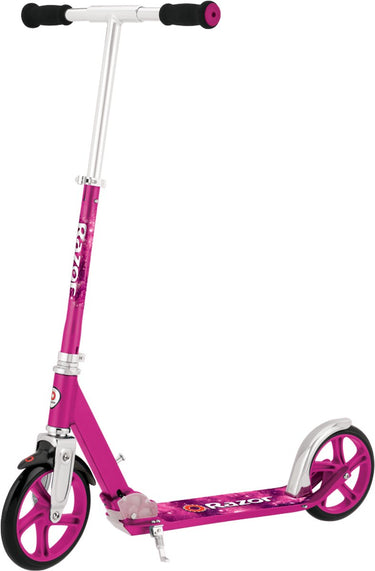 Razor a5 lux - step - roze - opvouwbaar - grote wielen 200 mm - tot 100 kg - vanaf 8 jaar