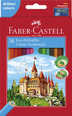 Faber-castell kleurpotloden - castle - 36 stuks - fc-120136