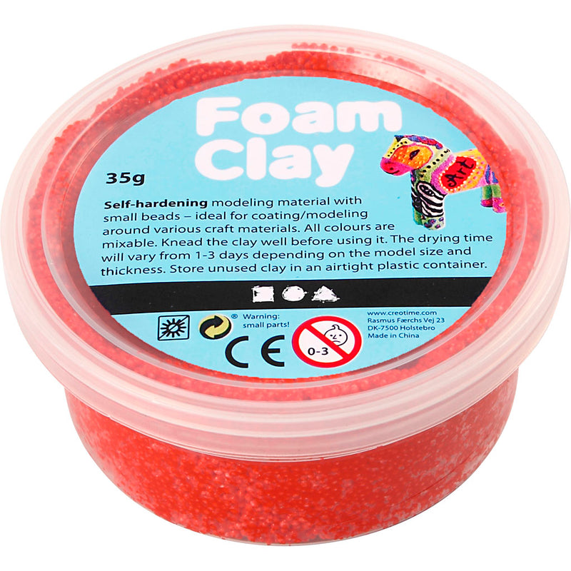 Load image into Gallery viewer, Foam clay https: www.cchobby.nl foam-clayr-rood-35-gr-1-doosje
