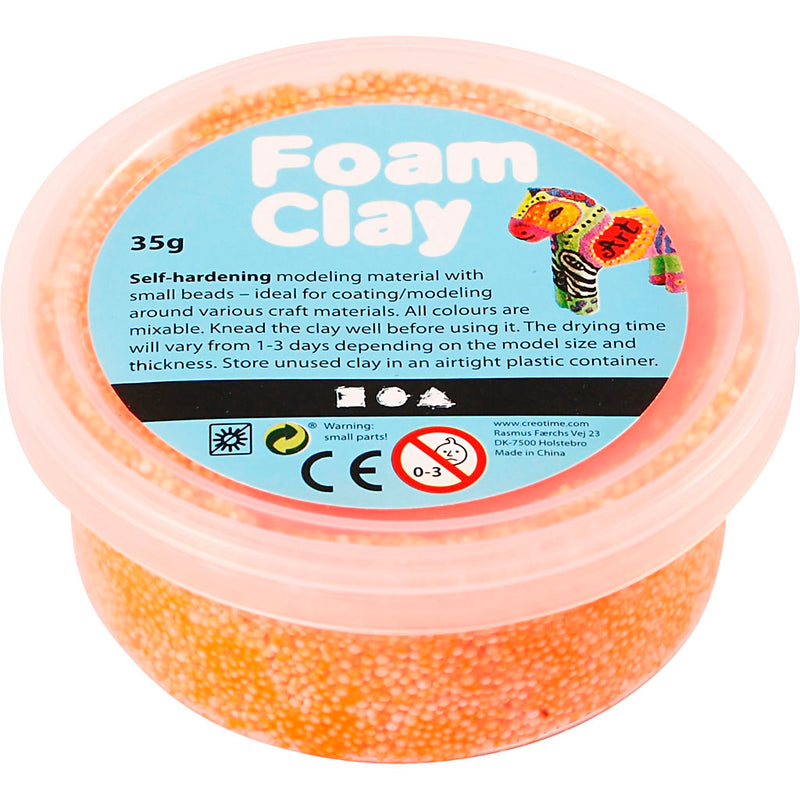 Load image into Gallery viewer, Foam clay - neon oranje, 35gr.
