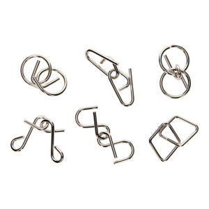 Metalen mini breinpuzzel