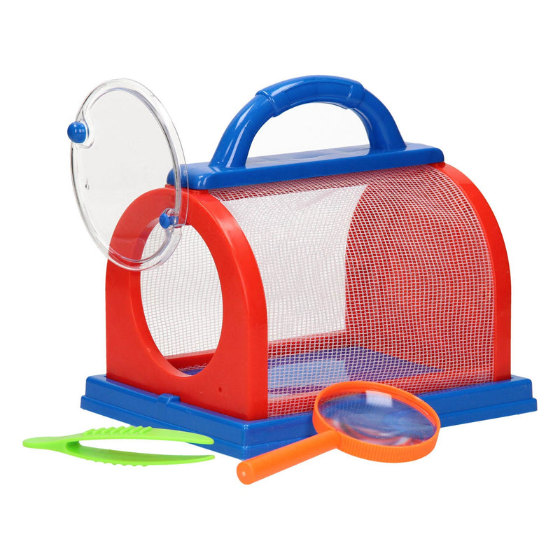 Load image into Gallery viewer, Insecten observatiekast rood blauw, 3dlg.
