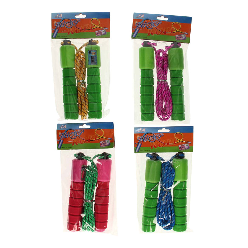 Load image into Gallery viewer, Tweekleurig springtouw met teller kleur
