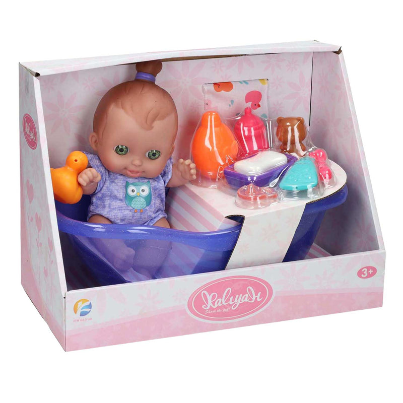 Load image into Gallery viewer, Poppenset met ligbad
