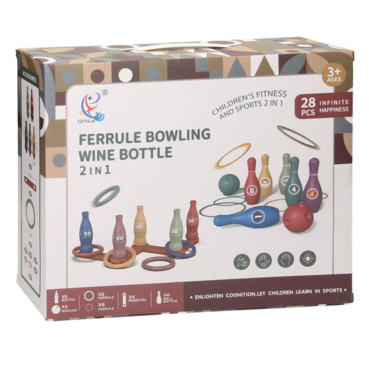 Ringwerpen bowlingspel 2in1