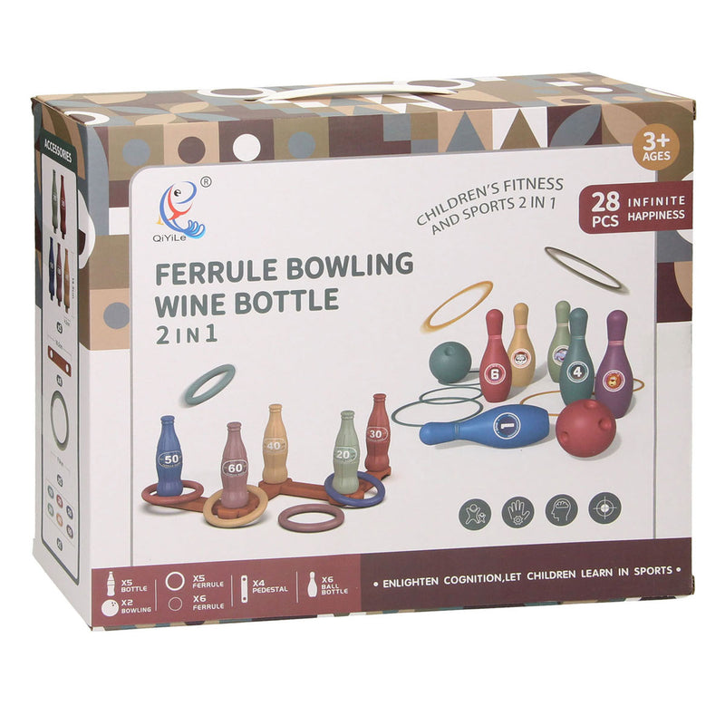 Load image into Gallery viewer, Ringwerpen bowlingspel 2in1
