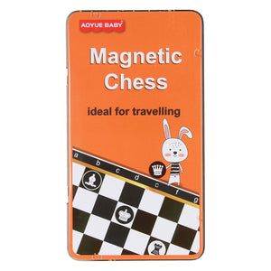 Schaakspel magnetisch in blik