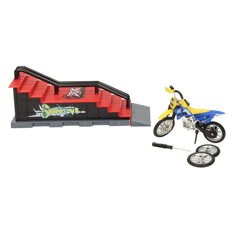 Load image into Gallery viewer, Vinger skateboard met stunt trail
