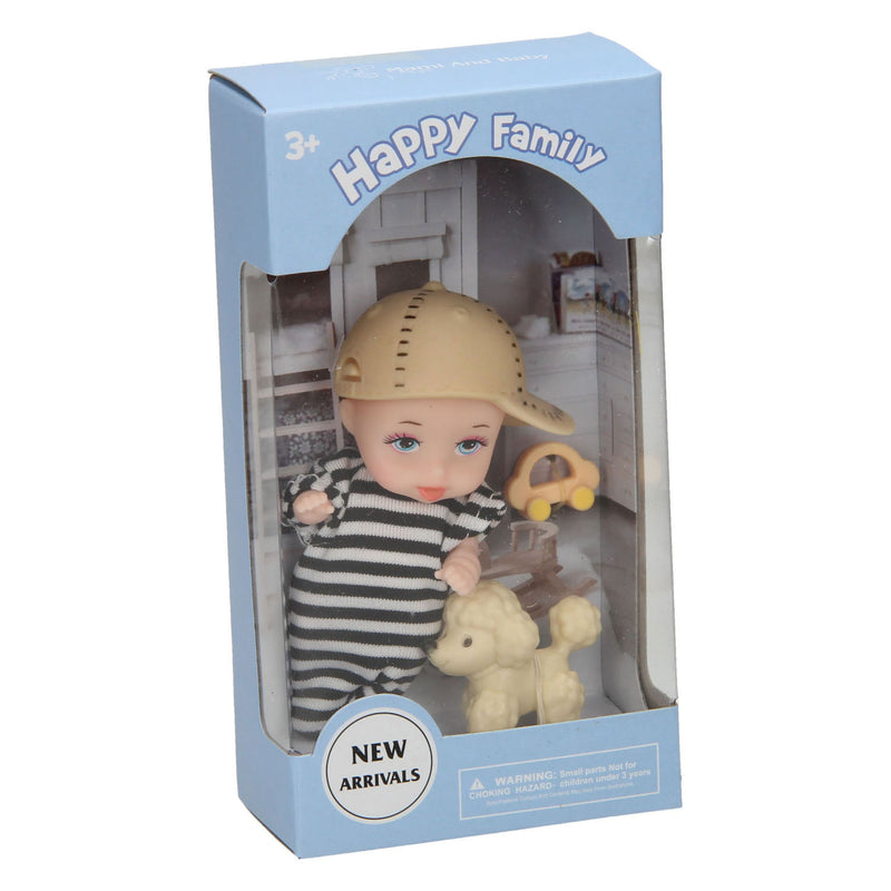 Load image into Gallery viewer, Poppensetje met pet vriend mini pop
