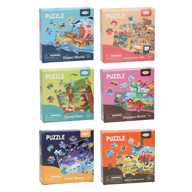 Load image into Gallery viewer, Mini puzzel thema, 64st.
