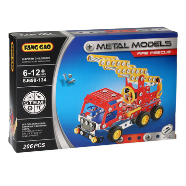 Metalen bouwpakket brandweer ladderwagen, 206dlg.