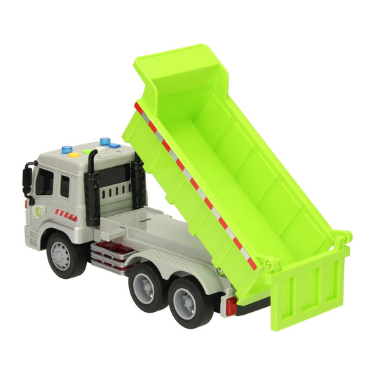 Lobbes speelgoed bv truck met kiepwagen met licht en geluid