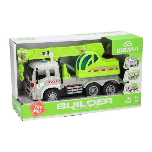 Lobbes speelgoed bv truck met haakarm met licht en geluid