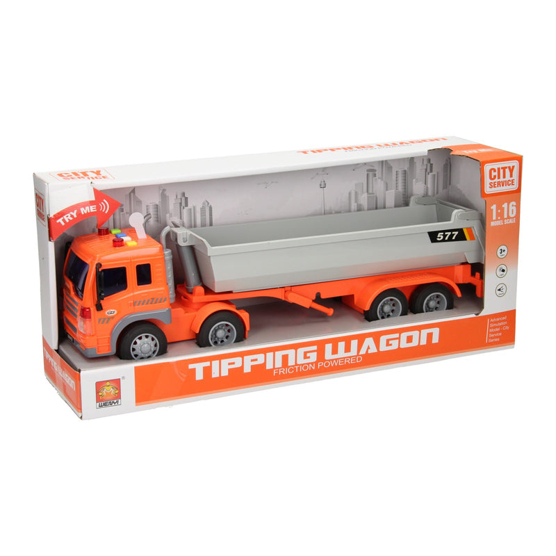 Load image into Gallery viewer, Truck met afvalcontainer licht geluid
