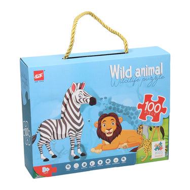 Legpuzzel wilde dieren, 100st.
