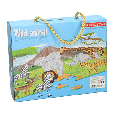 Legpuzzel wilde dieren, 100st.