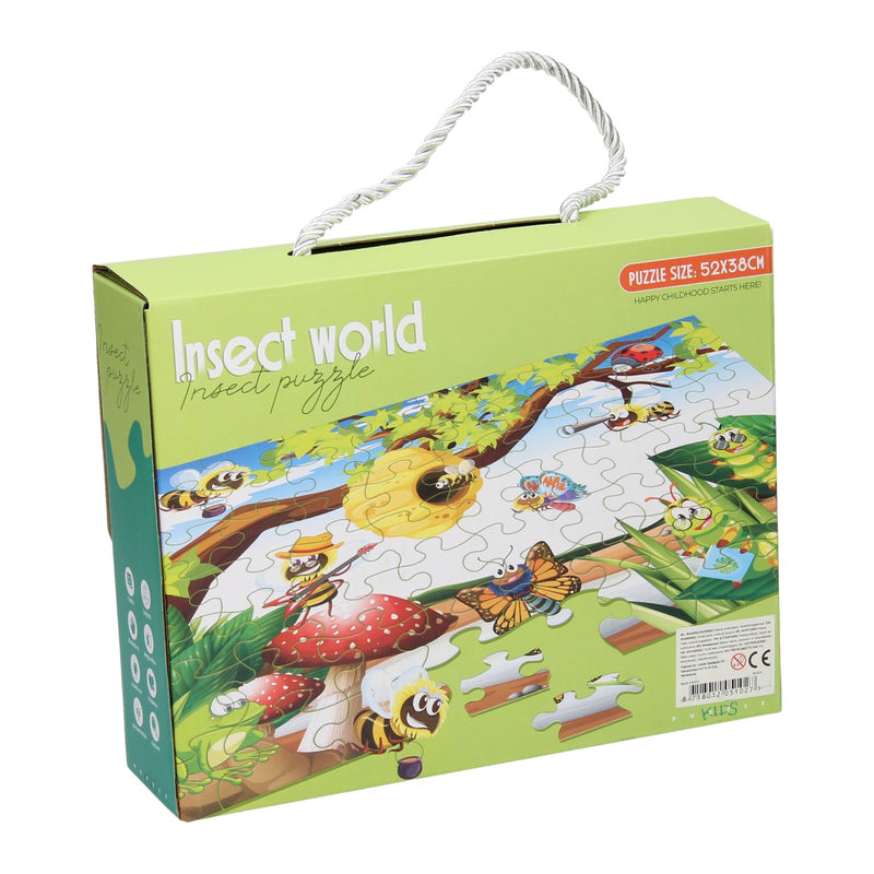 Load image into Gallery viewer, Legpuzzel insecten wereld, 63st.
