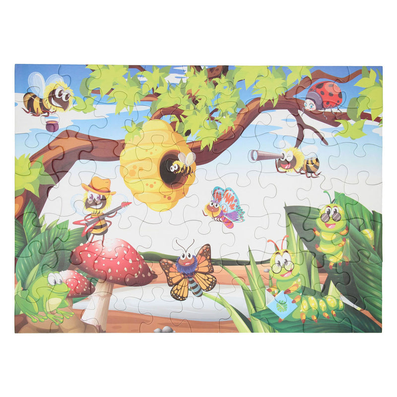 Load image into Gallery viewer, Legpuzzel insecten wereld, 63st.
