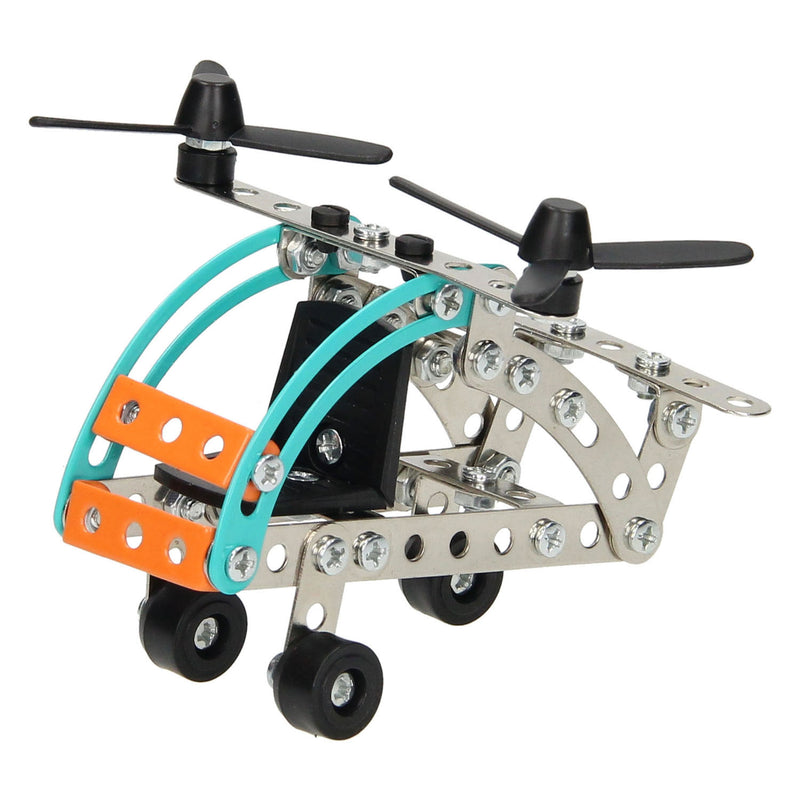Load image into Gallery viewer, Lobbes speelgoed bv metalen bouwpakket helikopter, 106dlg.

