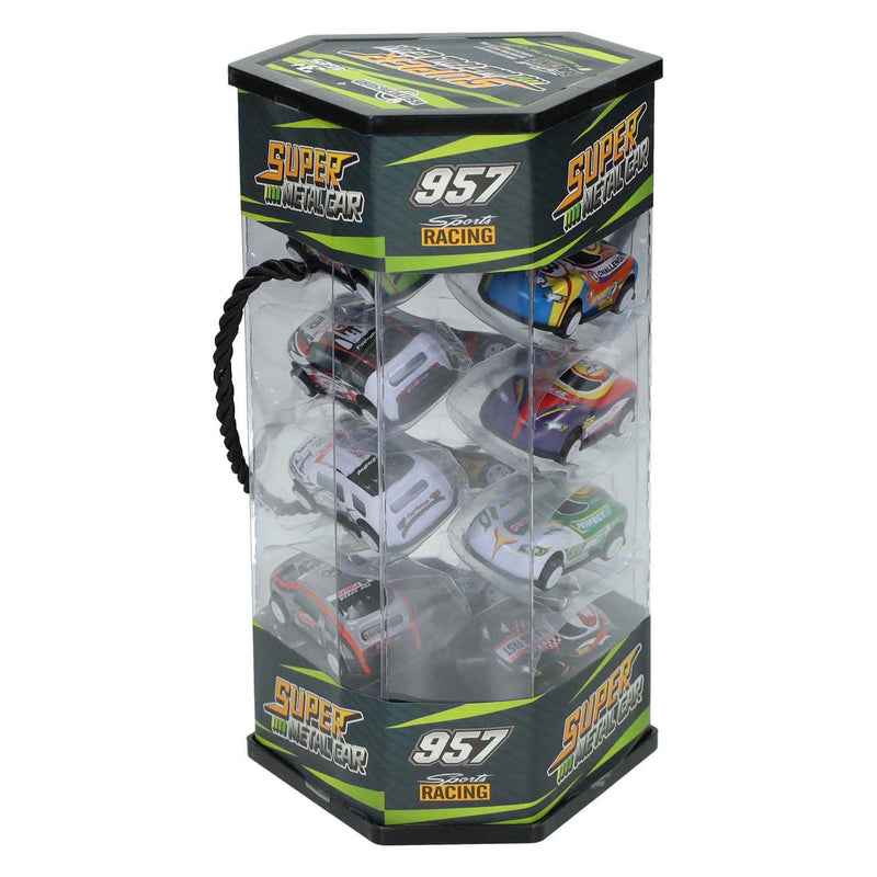 Load image into Gallery viewer, Lobbes super metal car pull back set - 12-pack
