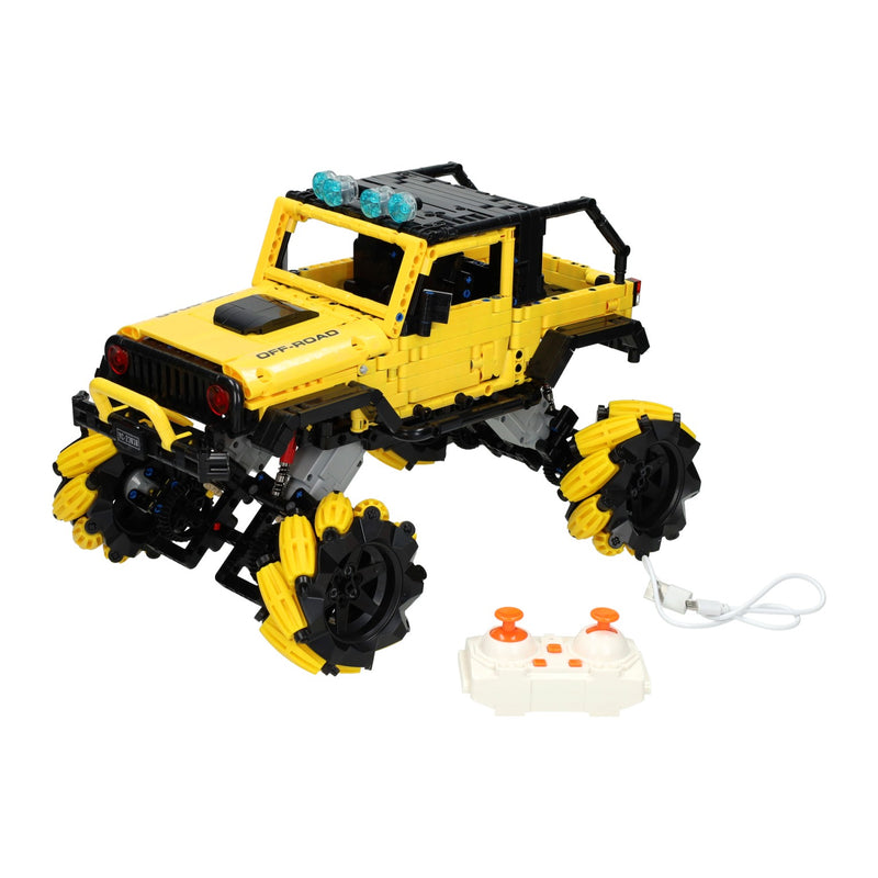 Afbeelding laden in galerijviewer, Lobbes speelgoed bv happy build bestuurbare rc bouwsteentjes set pickup truck - 1490dlg.
