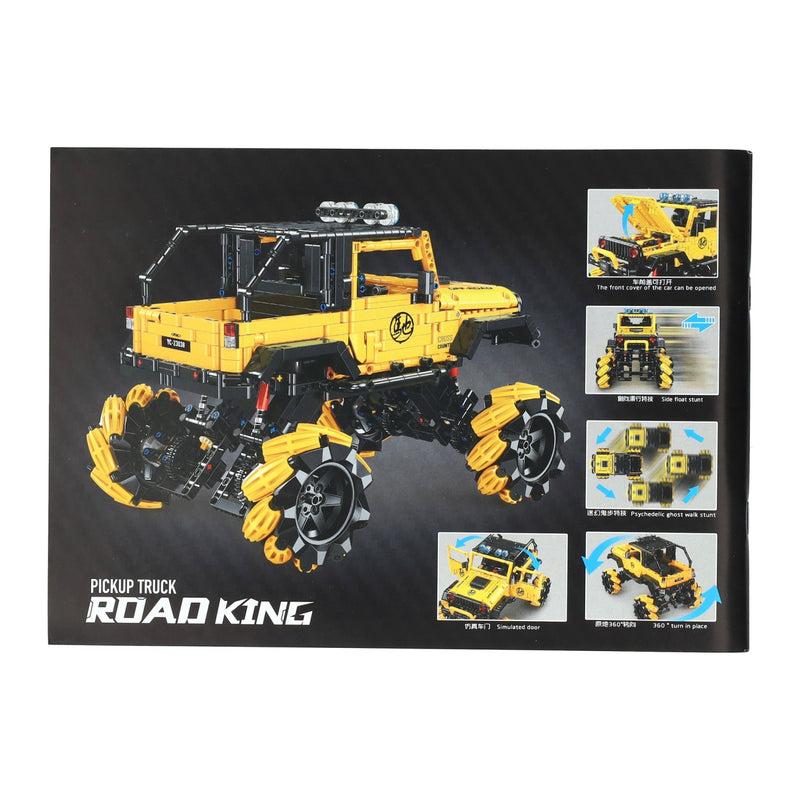 Load image into Gallery viewer, Rc happy build bestuurbare bouwsteentjes set pickup truck - 1490dlg.
