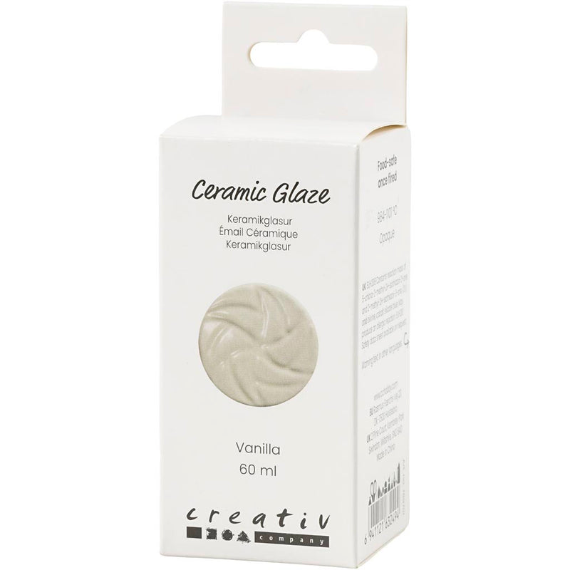 Load image into Gallery viewer, Creativ company https: www.cchobby.nl keramiek-glazuur-984-1101-c-dekkend-vanilla-60-ml-1-doosje
